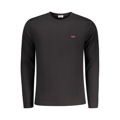 Rifle Black Cotton Men T-Shirt