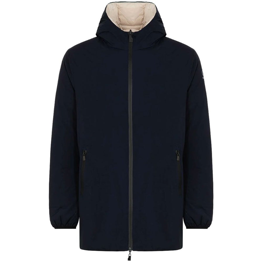 Suns Blue Polyester Jackets & Coat