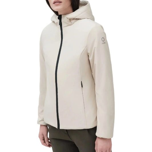 Suns White Polyester Jackets & Coat