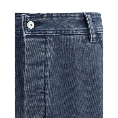 Jacquemus Blue Cotton Jeans Denim