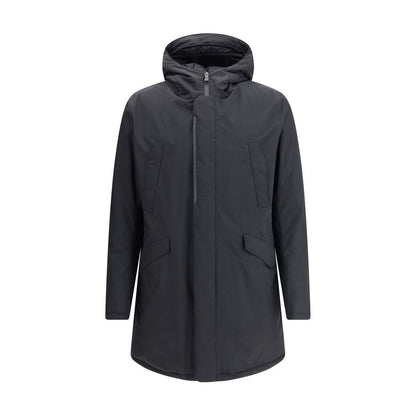 Herno Black Polyester Parka