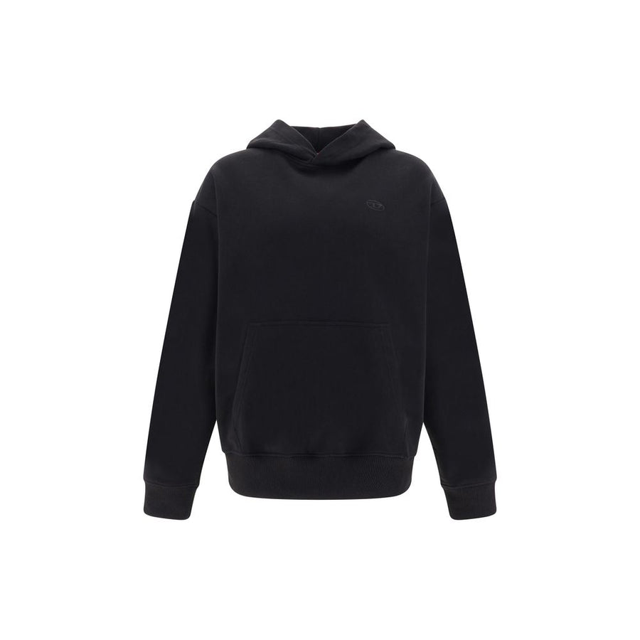Diesel Black Elastane Sweatshirt