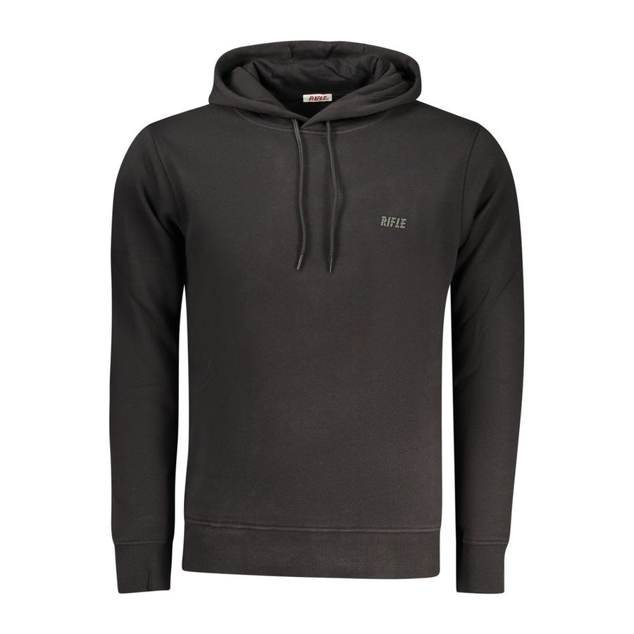 Rifle Black Cotton Men Sweatshirt