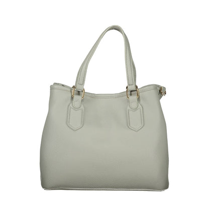 Mario Valentino Gray Polyethylene Handbag