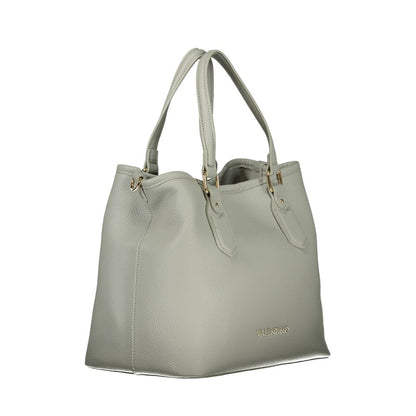 Mario Valentino Gray Polyethylene Handbag