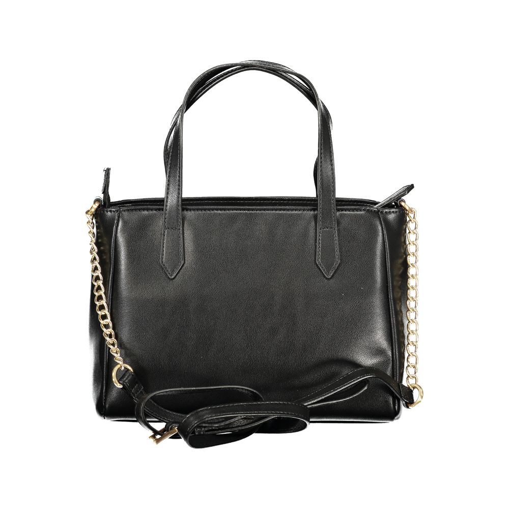 Mario Valentino Black Polyethylene Handbag