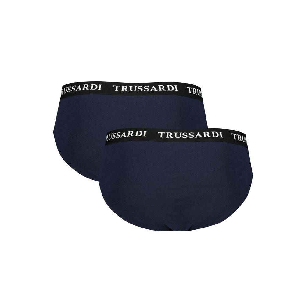 Trussardi Blue Cotton Men's Underwear