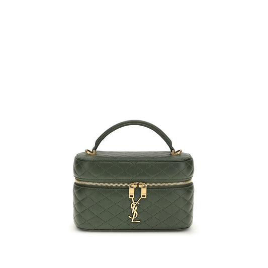 Saint Laurent Green Calf Leather Bos Taurus Handbag