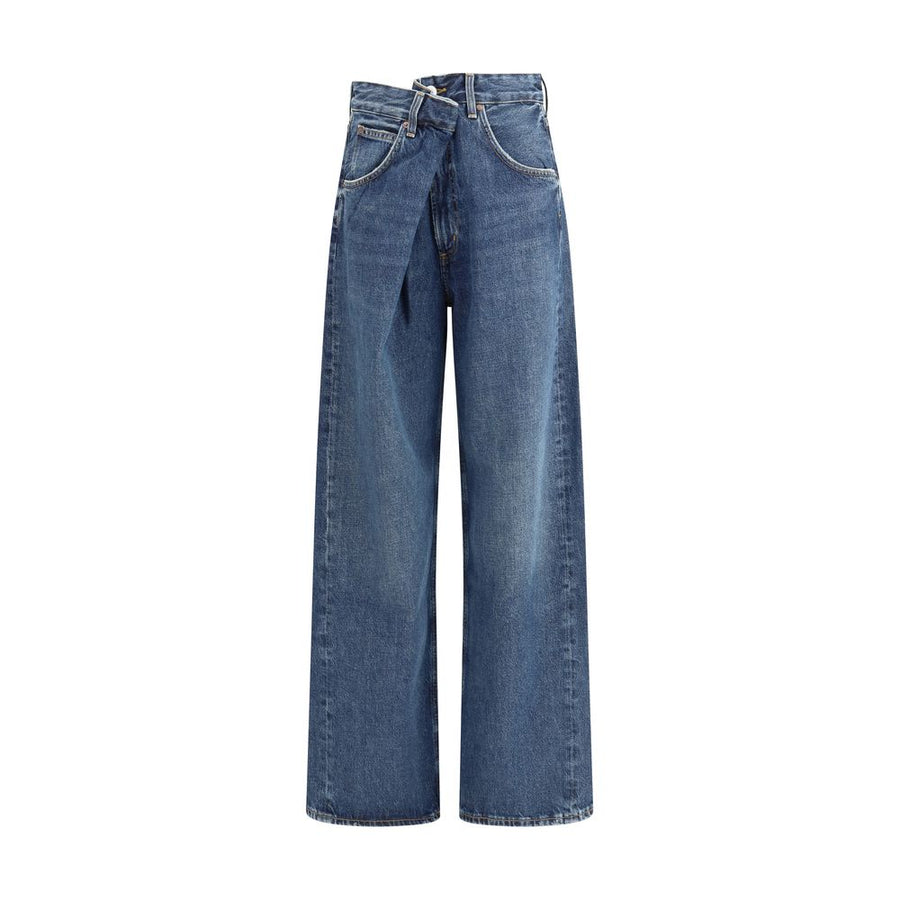 Agolde Blue Cotton Jeans Denim