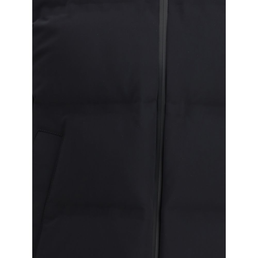 Herno Black Polyester Full-Length Jacket