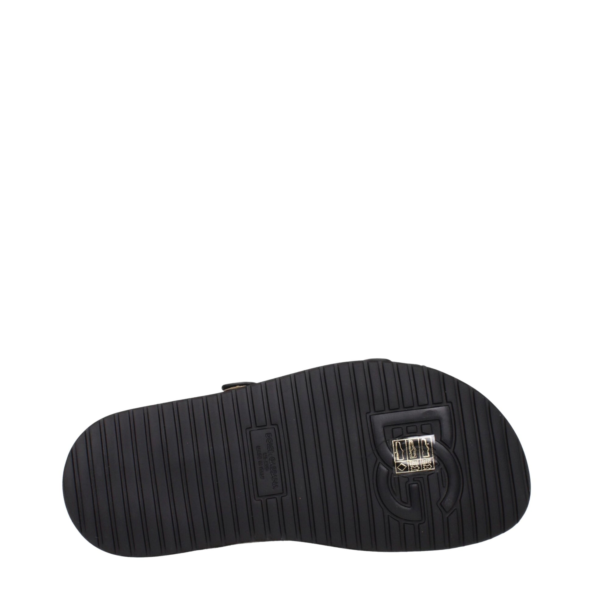 Dolce & Gabbana Beige Velvet Slippers