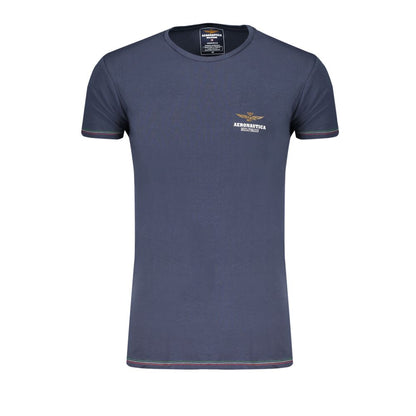 Aeronautica Militare Blue Cotton Men's Underwear Shirt