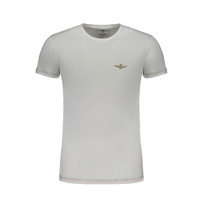 Aeronautica Militare White Cotton Men's T-Shirt