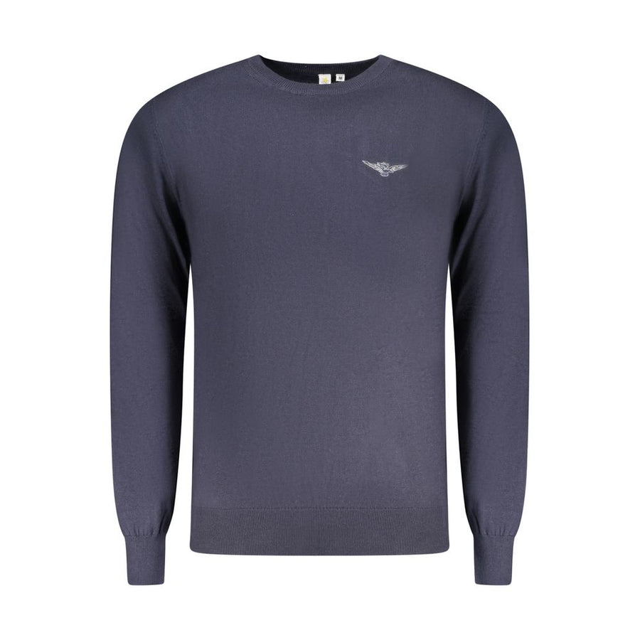 Accademia Militare Blue Cotton Men Sweater