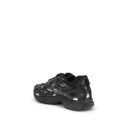 Reebok Black Polyethylene Athletic Sneakers