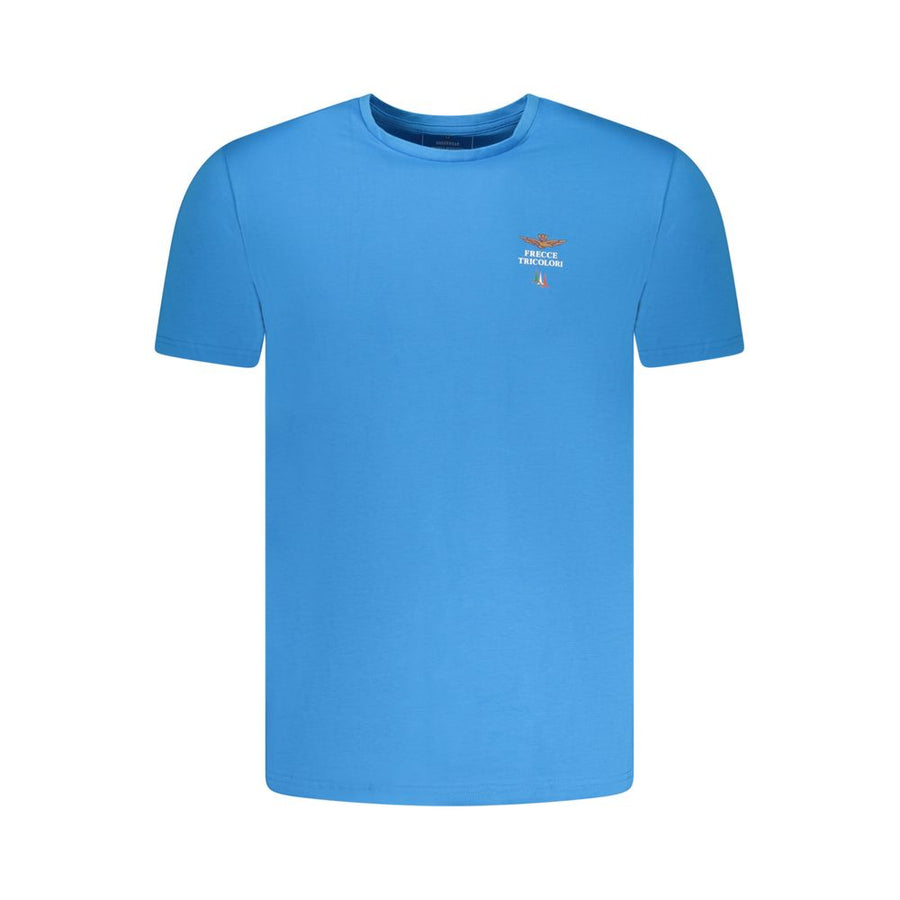 Aeronautica Militare Blue Cotton Men Underwear Shirt