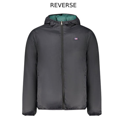 Norway 1963 Black Polyester Men's Reversible Jacket