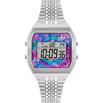 Adidas Gray Stainless Steel Digital Watch