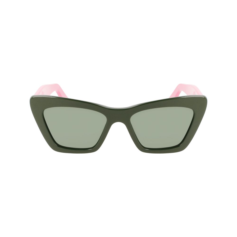 Ferragamo Bicolor Acetate Sunglasses