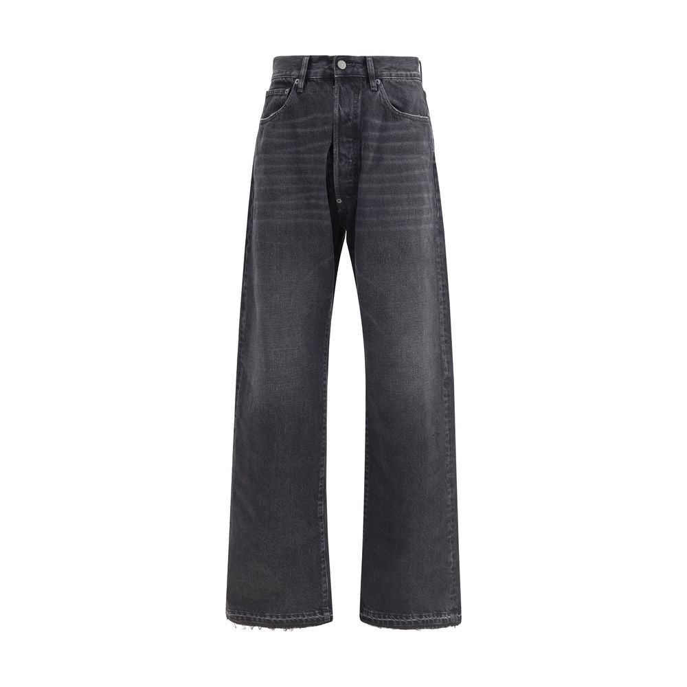 Margiela Black Cotton High-Waisted Jean