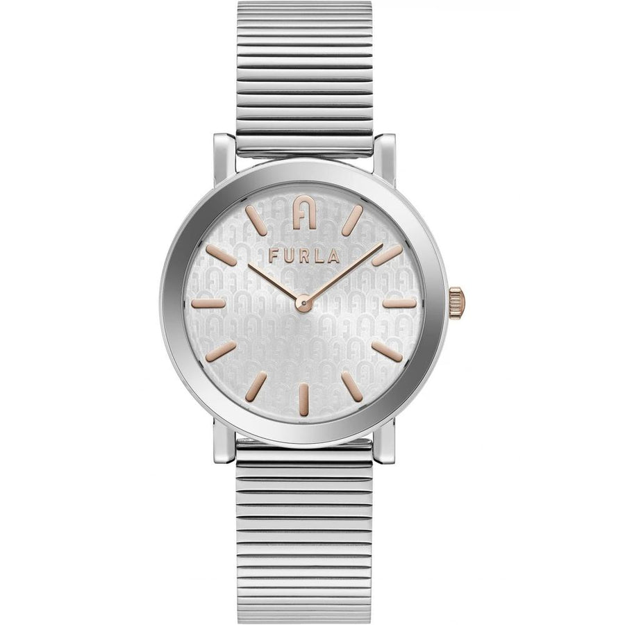 Furla Gray Stainless Steel Dress Watch