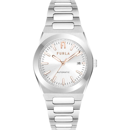 Furla Gray Stainless Steel Dress Watch