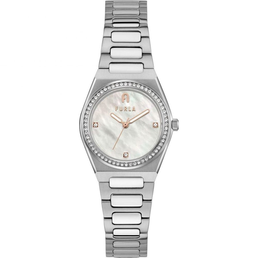 Furla Gray Stainless Steel Dress Watch