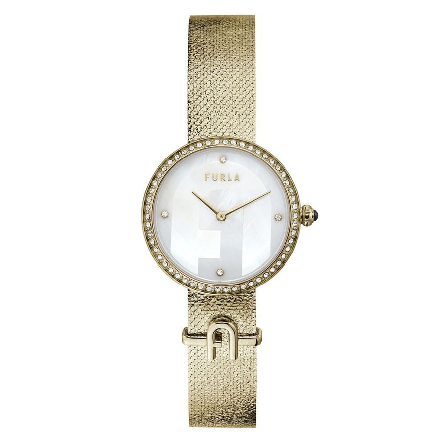 Furla Gold Stainless Steel Dress Watch