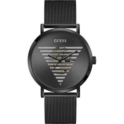 Guess Black Stainless Steel Dress Watch