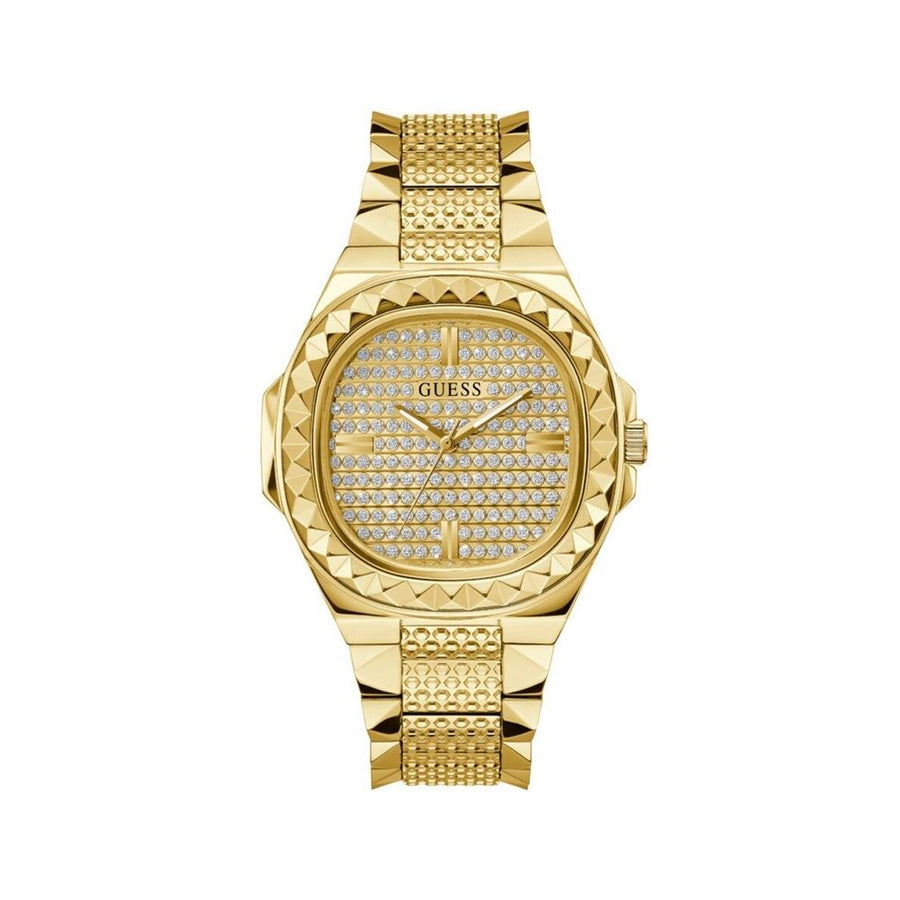 Guess Gold Stainless Steel Dress Watch