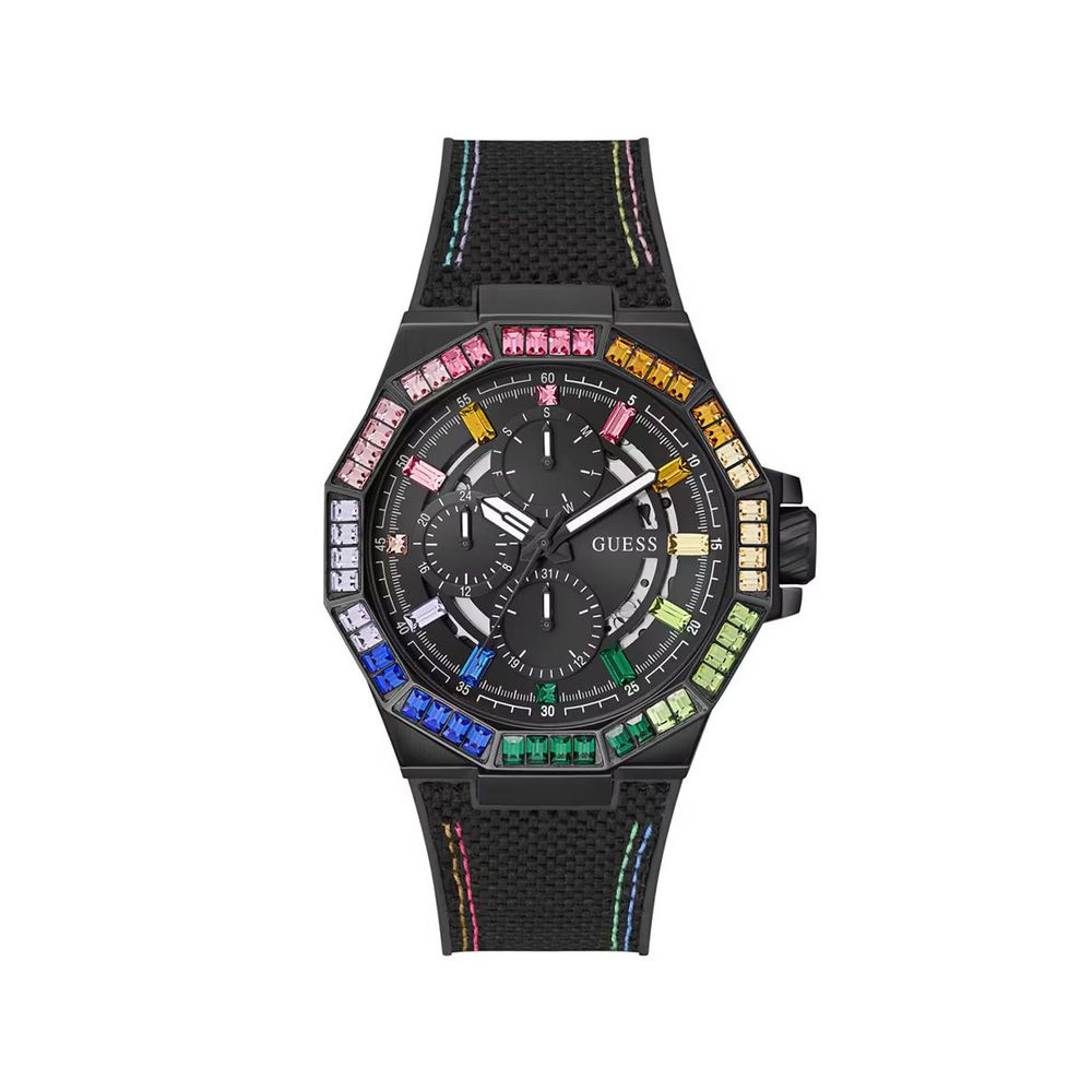 Guess Black Synthetic Sport Watch