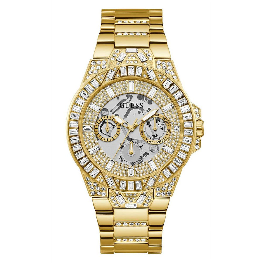 Guess Gold Stainless Steel Dress Watch