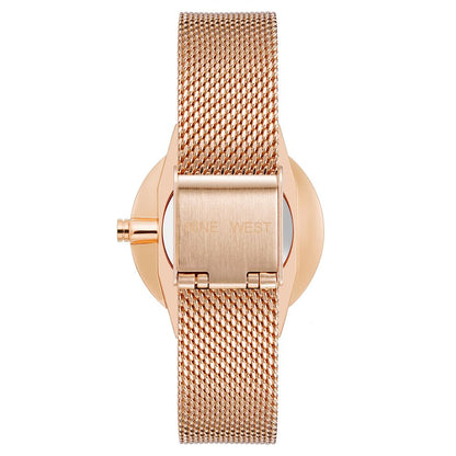 Nine West Multicolor Stainless Steel Dress Watch