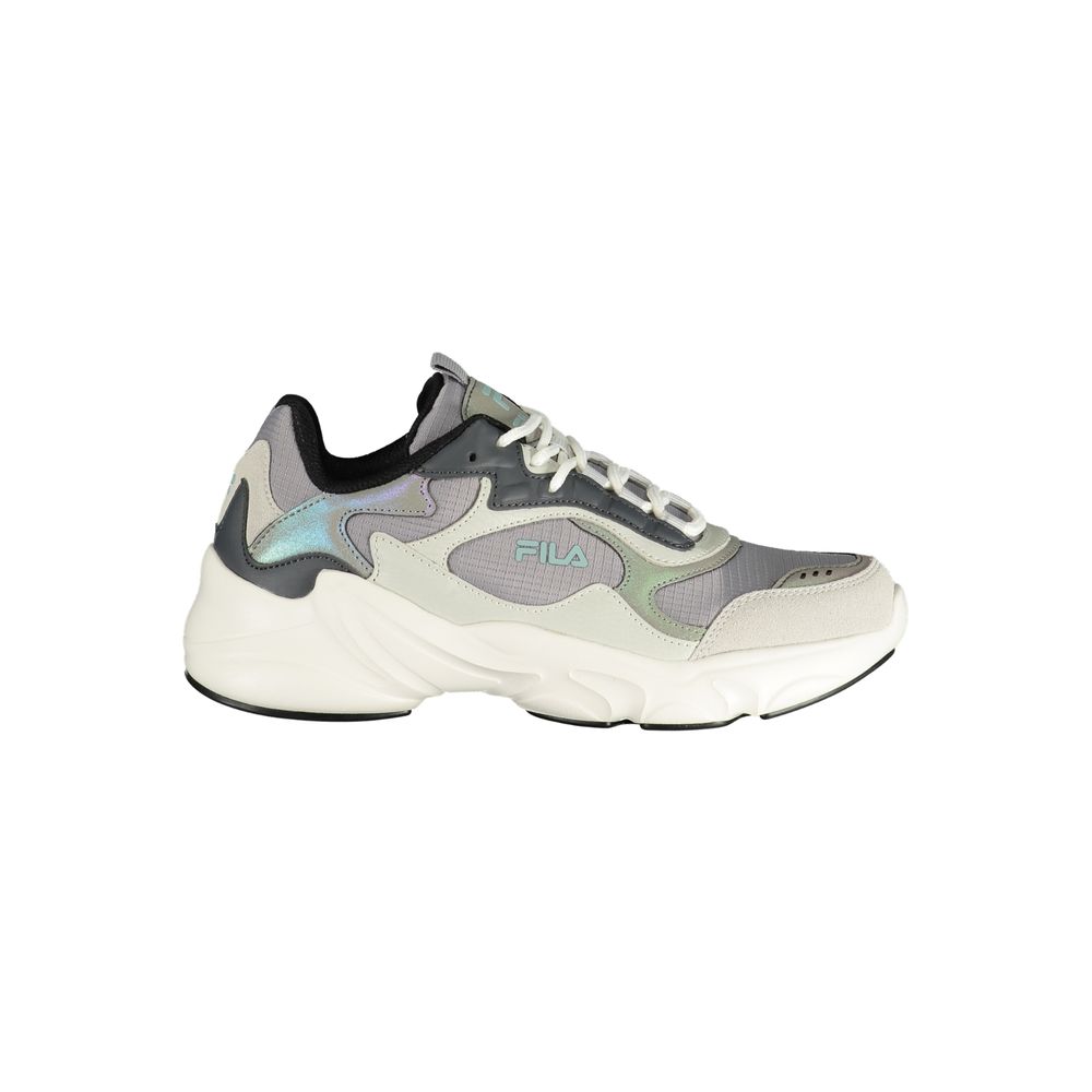 Fila Gray Polyester Women Sneaker