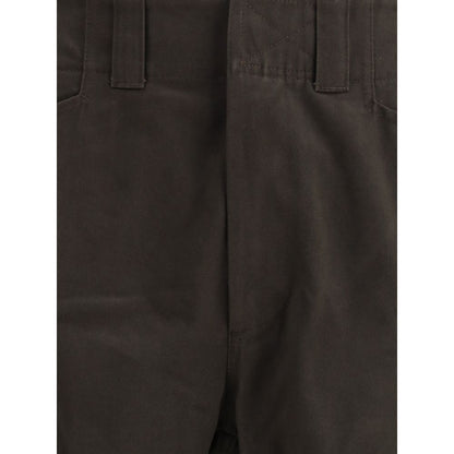 GR10K Brown Cotton Cargo Pants