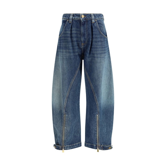 PINKO Blue Cotton Jeans Denim
