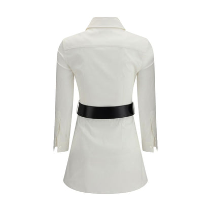 Balenciaga White Cotton Casual Dress