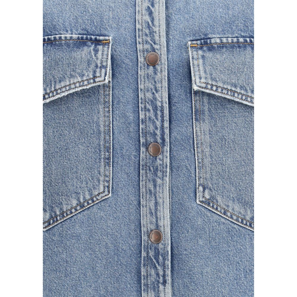 Agolde Blue Denim Shirt