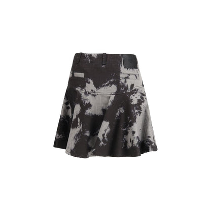 Fendi Black Cotton Mini Skirt
