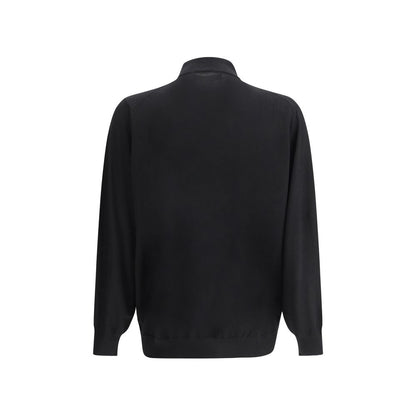 Brunello Cucinelli Black Cashmere Dress Shirt