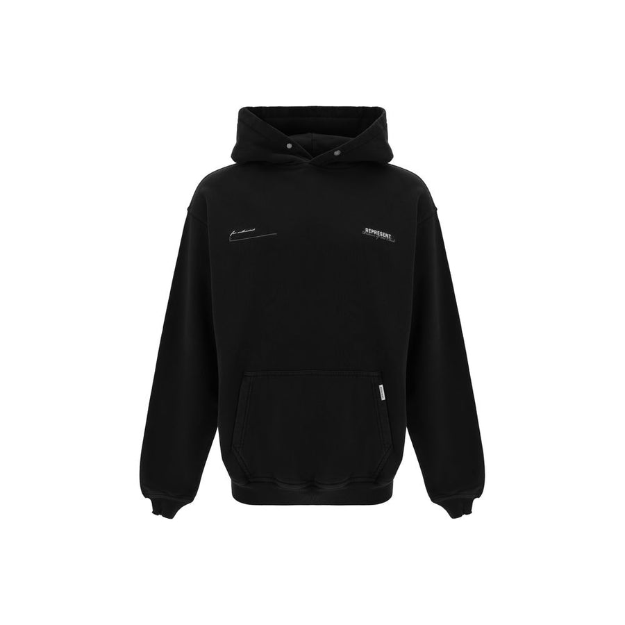 Represent Black Cotton Sweatshirt
