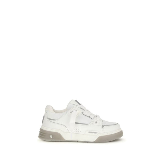 Represent White Calf Leather Bos Taurus Sneakers