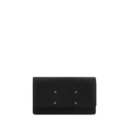 Margiela Black Calf Leather Bos Taurus Wallet