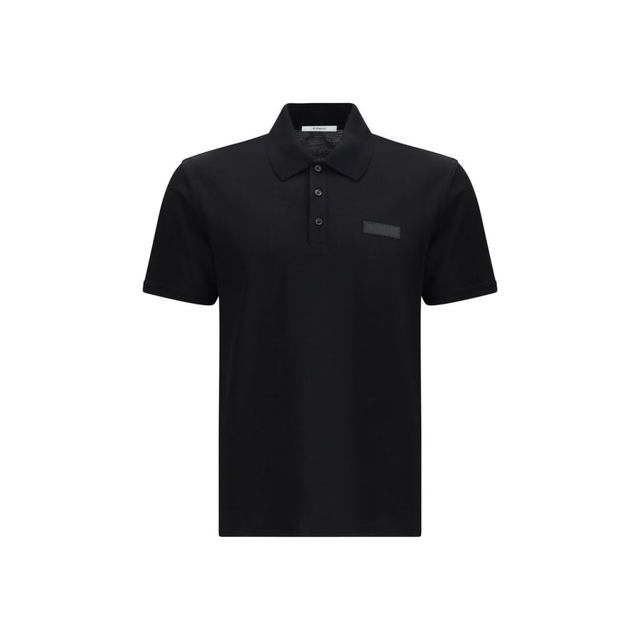 Givenchy Black Cotton Polo Shirt