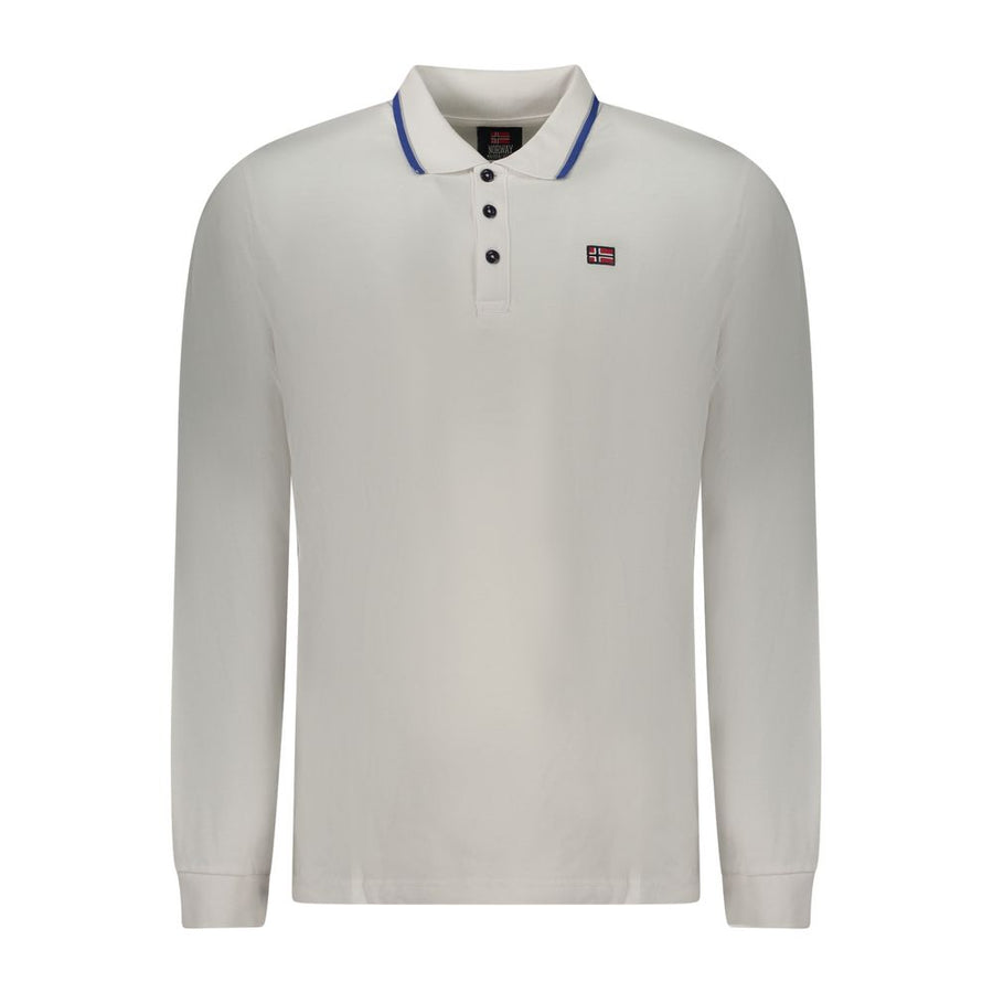 Norway 1963 Bianco Cotton Men Polo Shirt