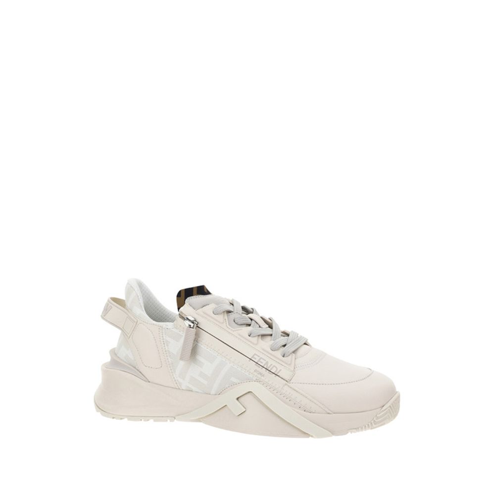 Fendi Cream Rubber Athletic Sneakers