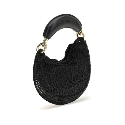 Chloé Black Viscose Shoulder Bag
