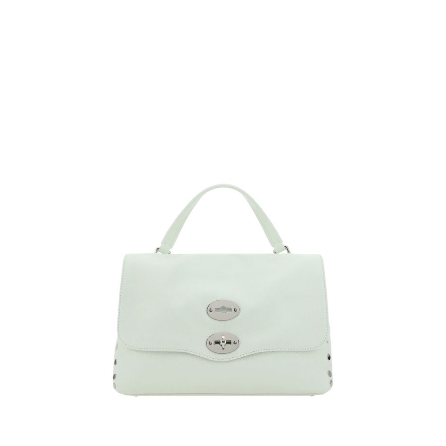 Zanellato White Calf Leather Bos Taurus Shoulder Bag