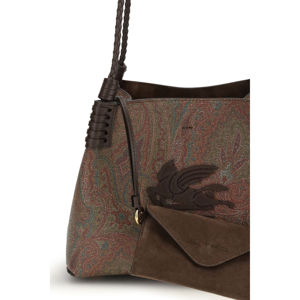 Etro Brown Pvc Shoulder Bag