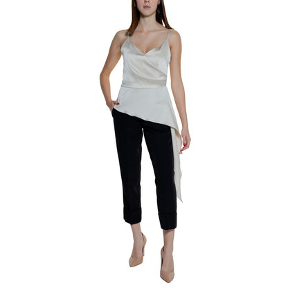 Silence Beige Polyester Top